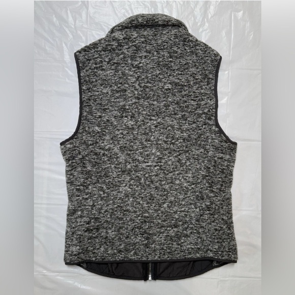 Abercrombie & Fitch Womens Soft Shell Fleece Quilted Grey Zip Up Vest Coat Sz S - Picture 4 of 9